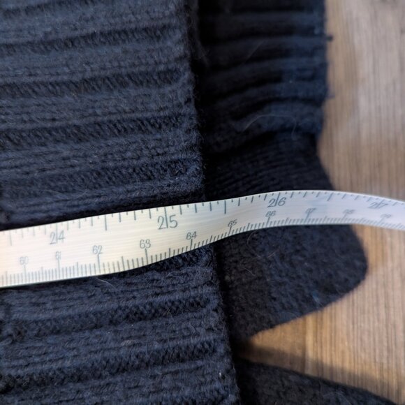 Men's RW & Co. Blue Cable Knit Shawl Cardigan - Picture 5 of 7